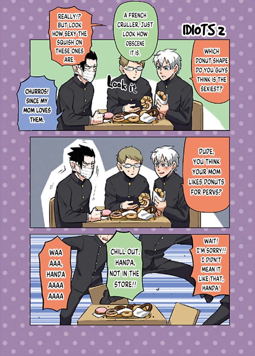 Kyuuketsuki Sugu Shinu Chapter 34.6 page 3 - Chapter 34.6: Bonus: Toranoana Four Page Leaflet (Volume 3)
