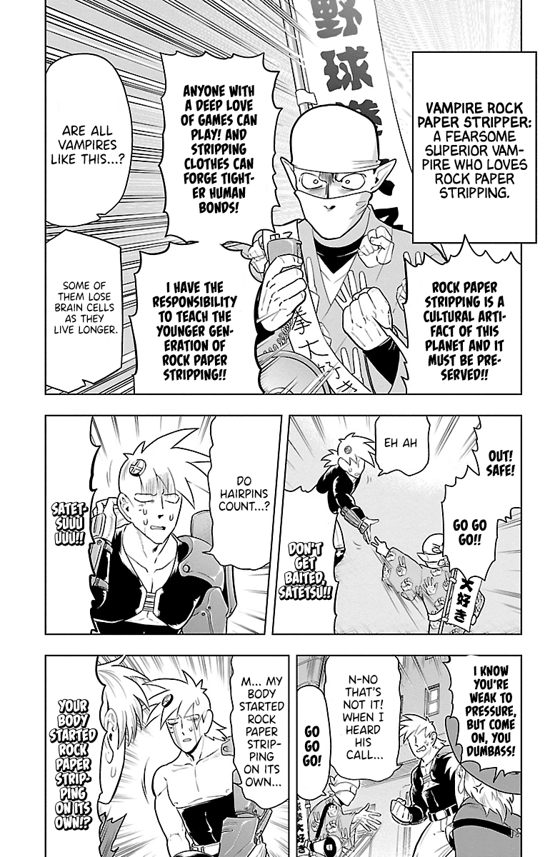 Kyuuketsuki Sugu Shinu Chapter 38 page 3 - Chapter 38: Local Rock Paper Stripping