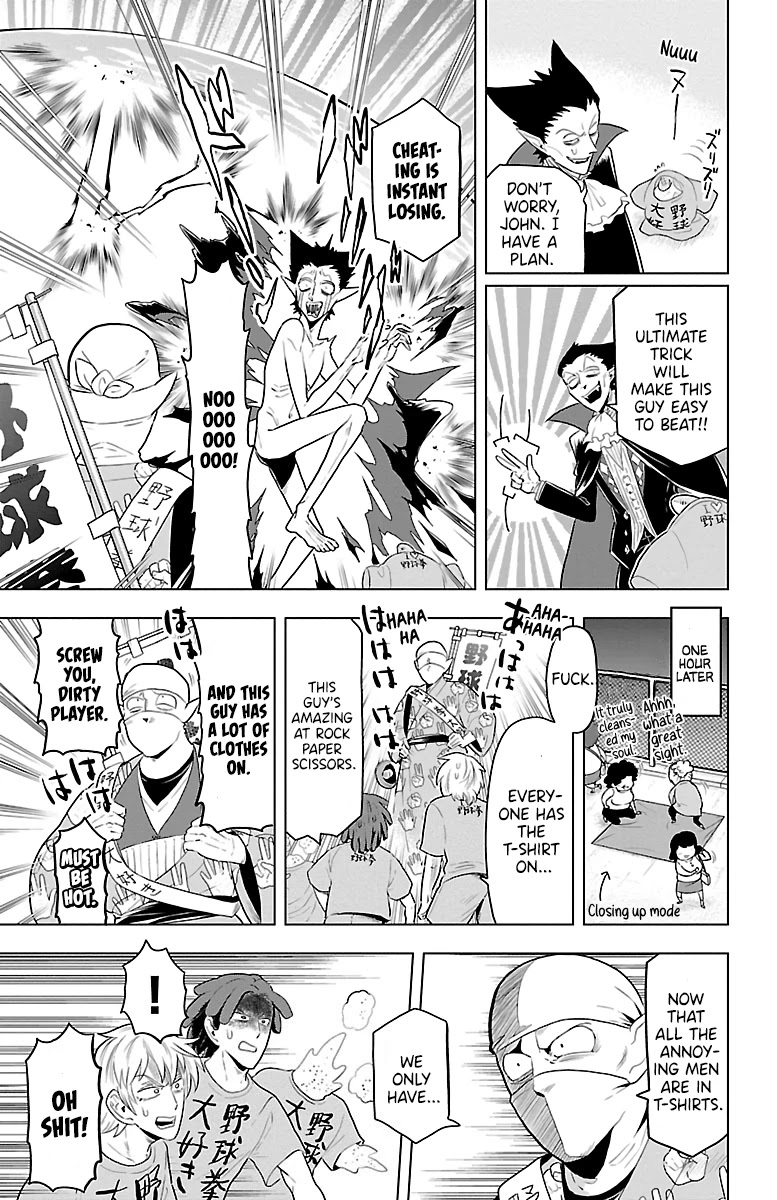 Kyuuketsuki Sugu Shinu Chapter 38 page 9 - Chapter 38: Local Rock Paper Stripping
