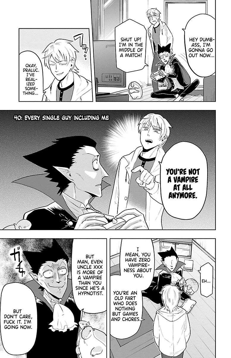 Kyuuketsuki Sugu Shinu Chapter 40 page 1 - Chapter 40: Every Single Guy Including Me