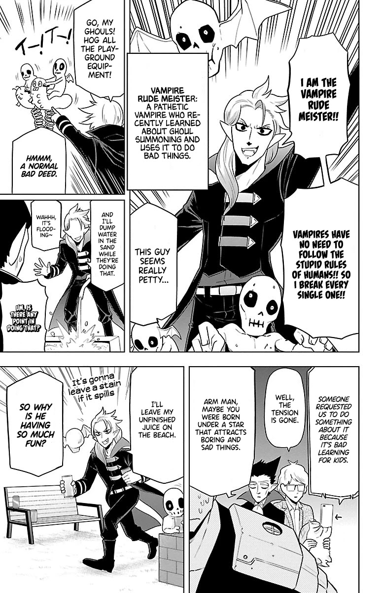 Kyuuketsuki Sugu Shinu Chapter 41 page 7 - Chapter 41: Iron Left Hands Are Pretty Plain Nowadays