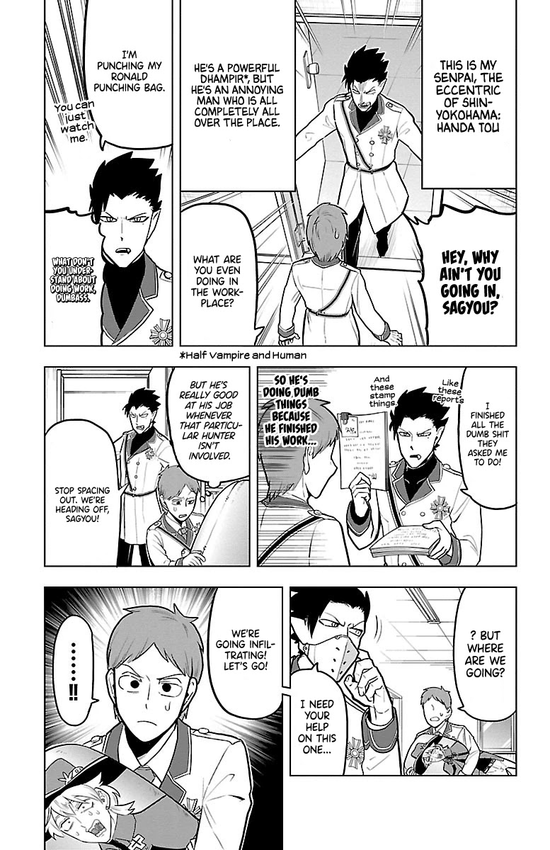 Kyuuketsuki Sugu Shinu Chapter 45 page 3 - Chapter 45: You Can Do It, Sagyou-Kun