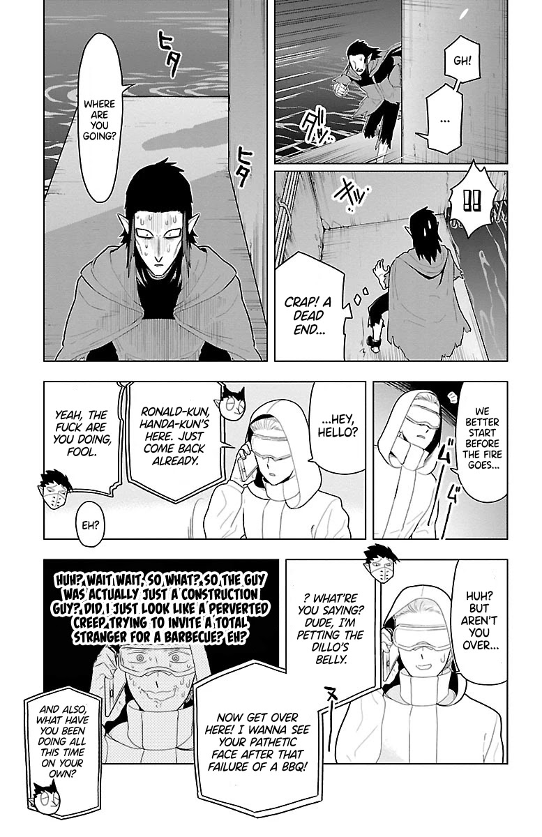 Kyuuketsuki Sugu Shinu Chapter 53 page 11 - Chapter 53: Fear! The Dead Man Barbecuing Alone