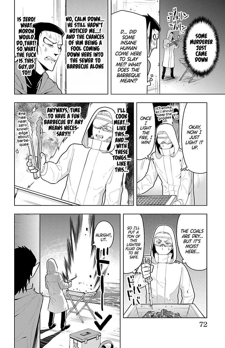 Kyuuketsuki Sugu Shinu Chapter 53 page 6 - Chapter 53: Fear! The Dead Man Barbecuing Alone