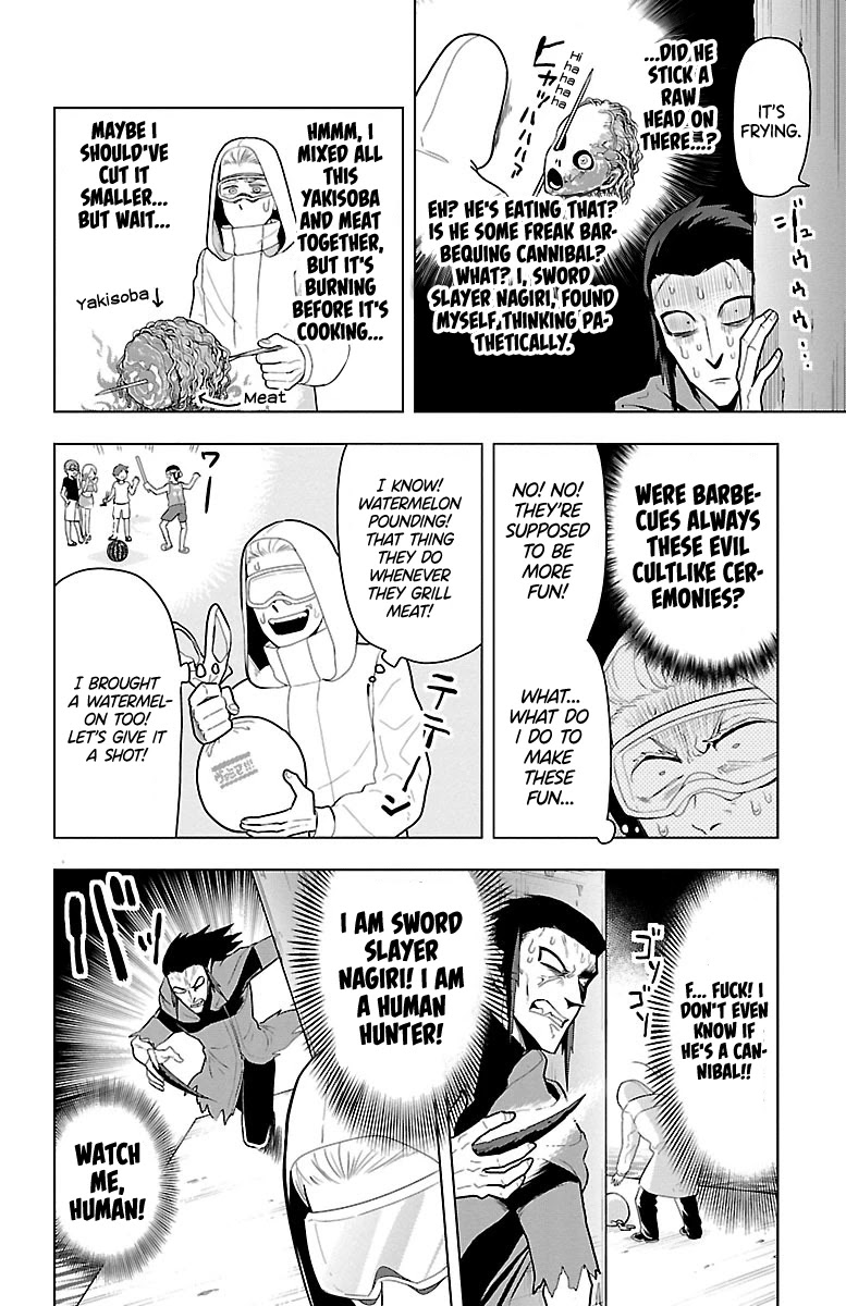 Kyuuketsuki Sugu Shinu Chapter 53 page 8 - Chapter 53: Fear! The Dead Man Barbecuing Alone
