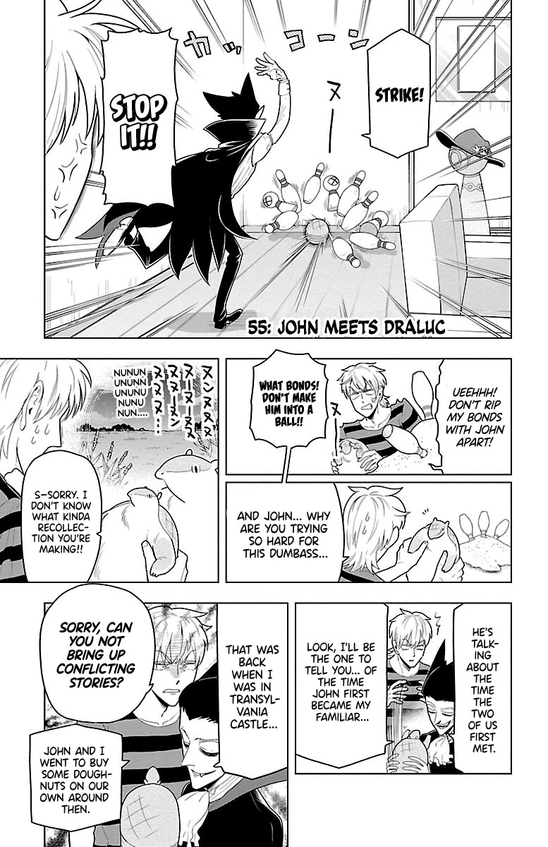 Kyuuketsuki Sugu Shinu Chapter 55 page 1 - Chapter 55: John Meets Draluc