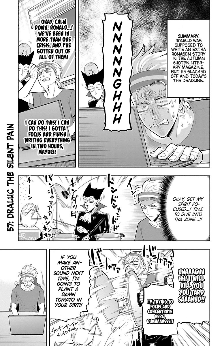 Kyuuketsuki Sugu Shinu Chapter 57 page 1 - Chapter 57: Draluc The Silent Pain