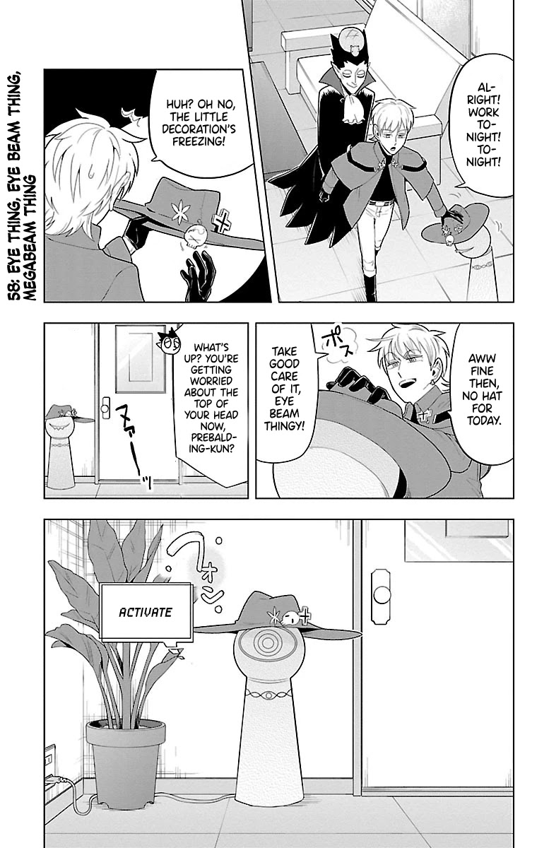 Kyuuketsuki Sugu Shinu Chapter 58 page 1 - Chapter 58: Eye thing, Eye beam thing, Megabeam thing
