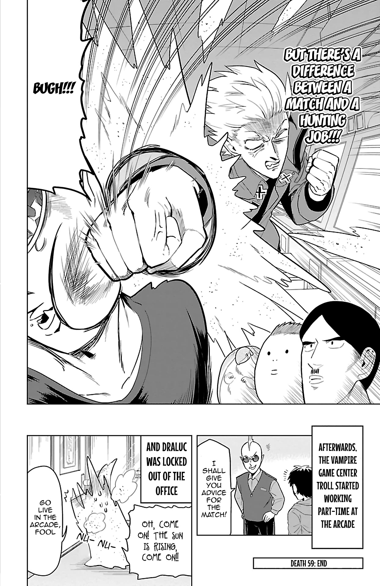 Kyuuketsuki Sugu Shinu Chapter 59 page 12 - Chapter 59: 59th Death: Fierce Battle! Vampire Arcade Troll