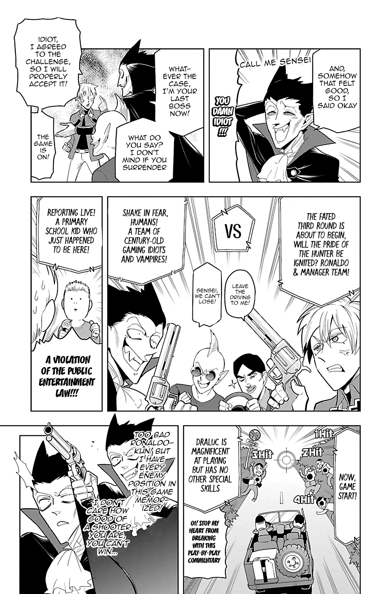 Kyuuketsuki Sugu Shinu Chapter 59 page 9 - Chapter 59: 59th Death: Fierce Battle! Vampire Arcade Troll