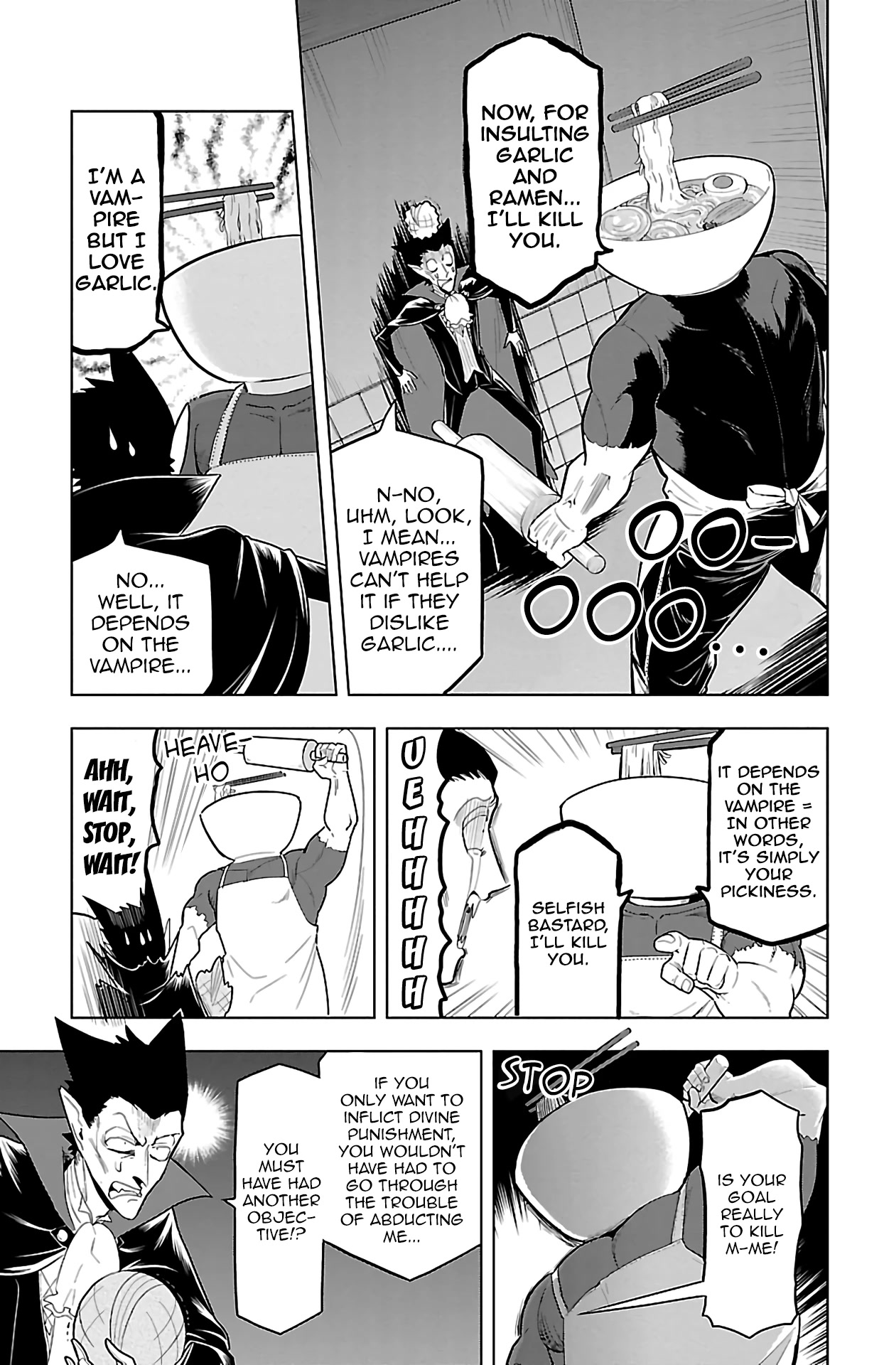 Kyuuketsuki Sugu Shinu Chapter 60 page 12 - Chapter 60: Psycho Ramen
