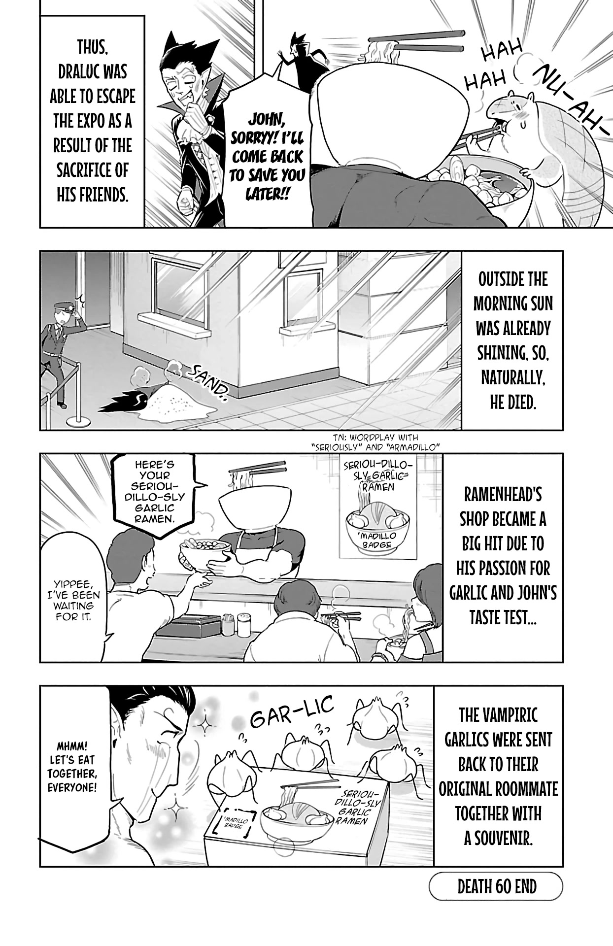 Kyuuketsuki Sugu Shinu Chapter 60 page 15 - Chapter 60: Psycho Ramen