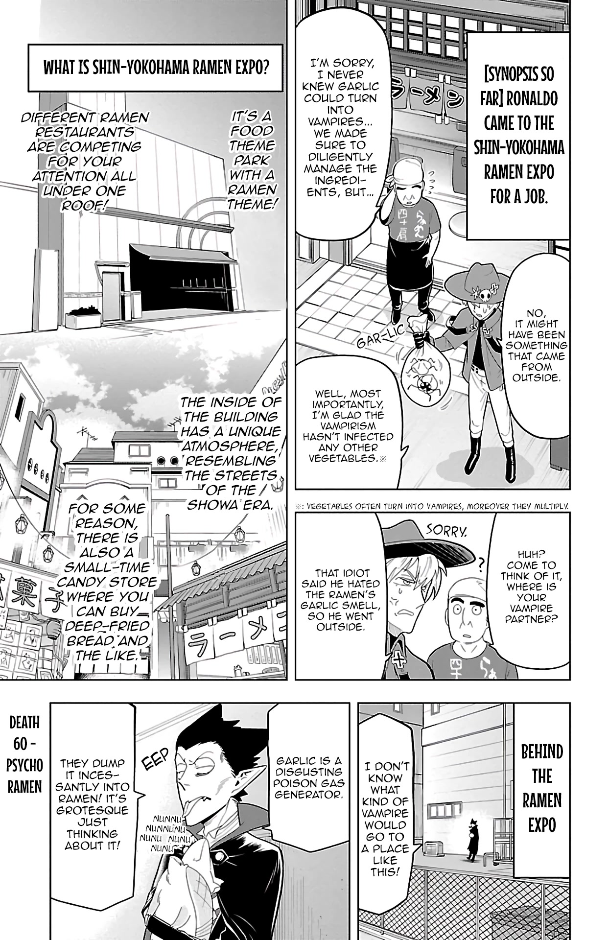 Kyuuketsuki Sugu Shinu Chapter 60 page 4 - Chapter 60: Psycho Ramen