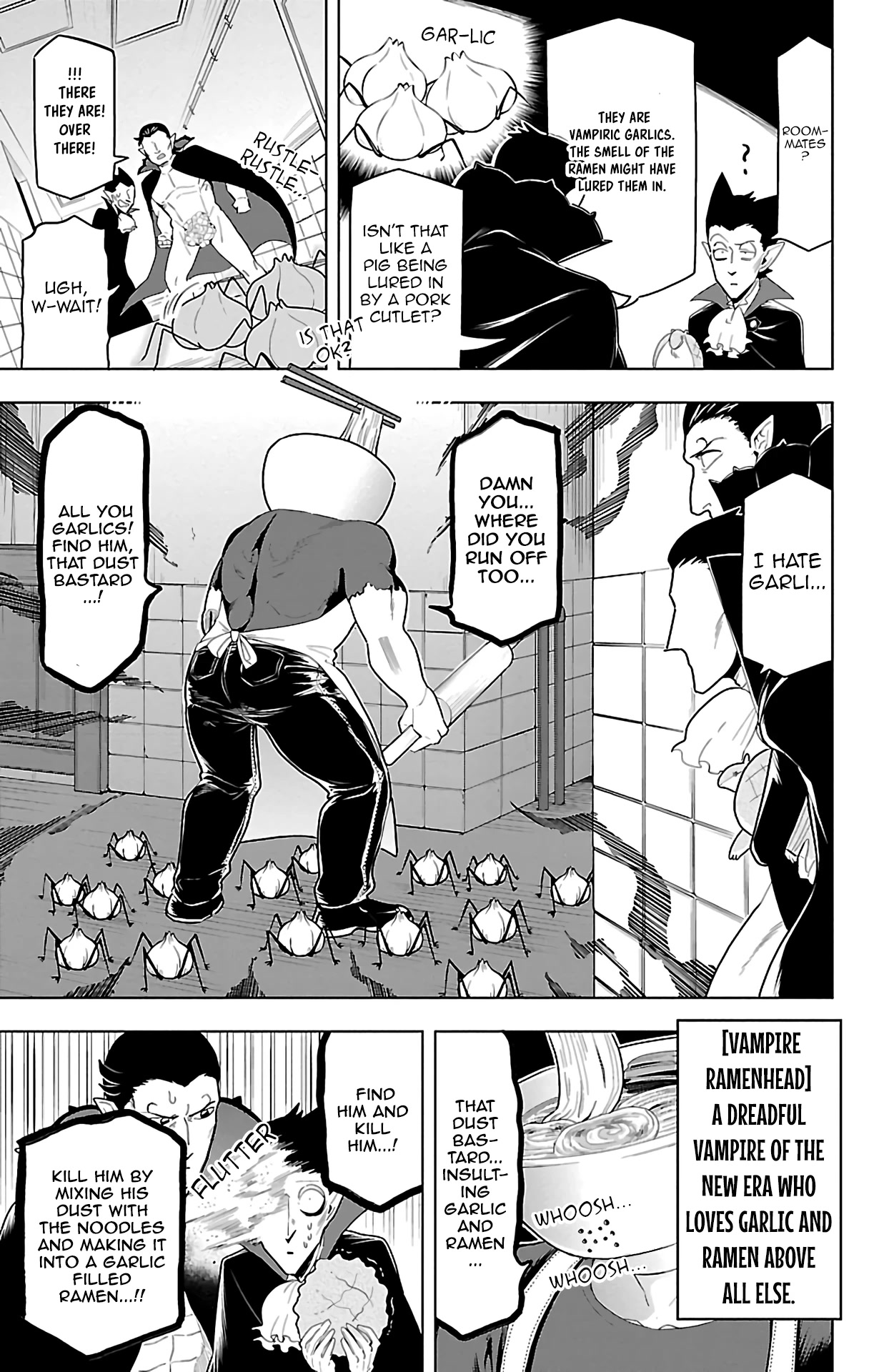 Kyuuketsuki Sugu Shinu Chapter 60 page 8 - Chapter 60: Psycho Ramen