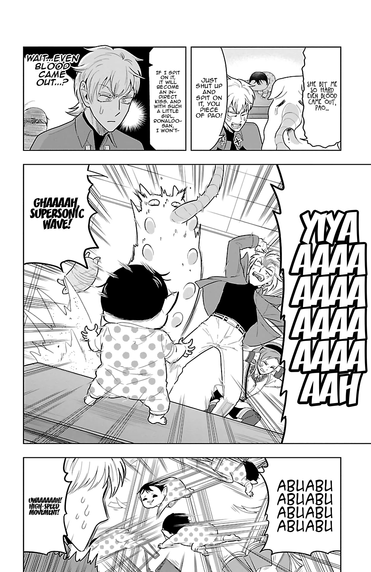 Kyuuketsuki Sugu Shinu Chapter 61 page 10 - Chapter 61: Toddlerzilla The Pseudo-Vampire