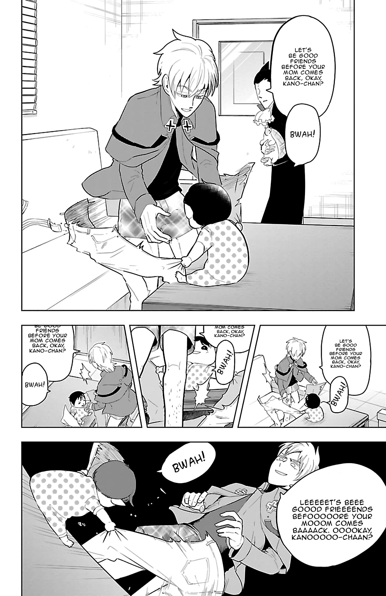 Kyuuketsuki Sugu Shinu Chapter 61 page 2 - Chapter 61: Toddlerzilla The Pseudo-Vampire