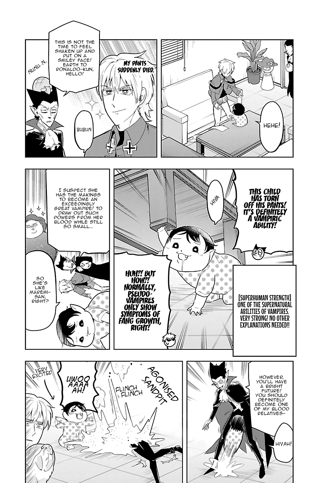 Kyuuketsuki Sugu Shinu Chapter 61 page 3 - Chapter 61: Toddlerzilla The Pseudo-Vampire