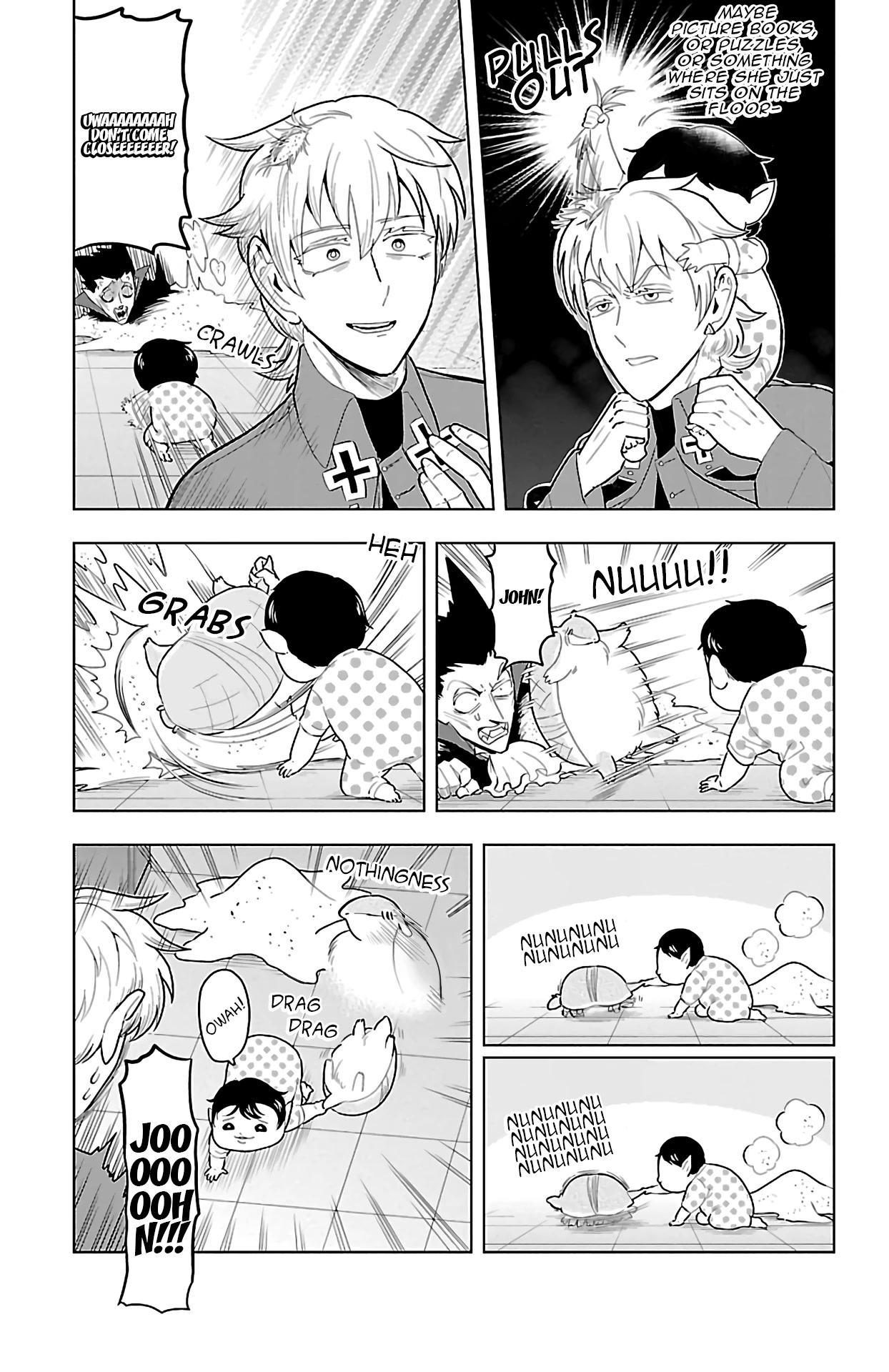Kyuuketsuki Sugu Shinu Chapter 61 page 5 - Chapter 61: Toddlerzilla The Pseudo-Vampire