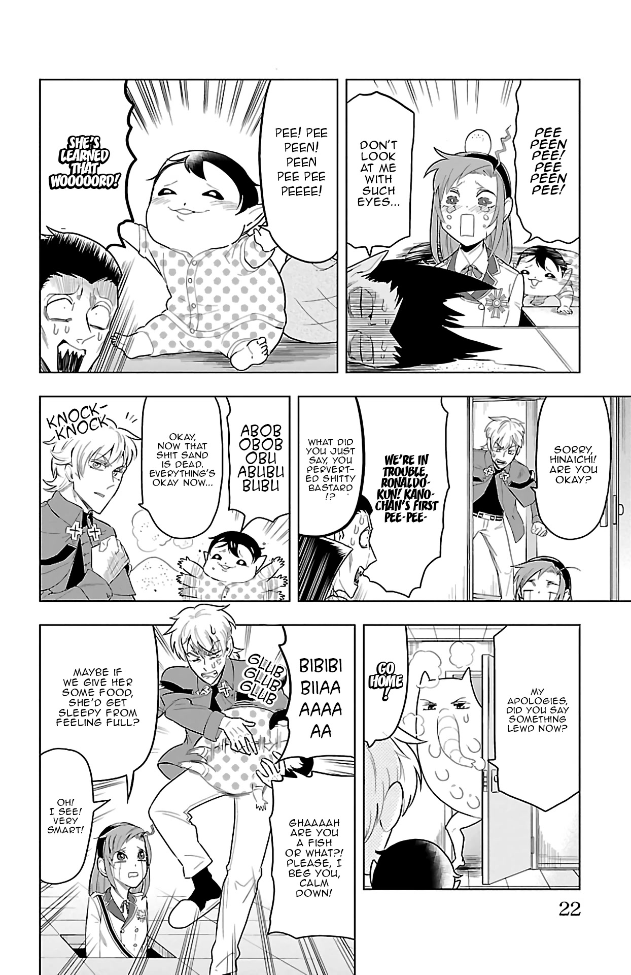 Kyuuketsuki Sugu Shinu Chapter 61 page 8 - Chapter 61: Toddlerzilla The Pseudo-Vampire