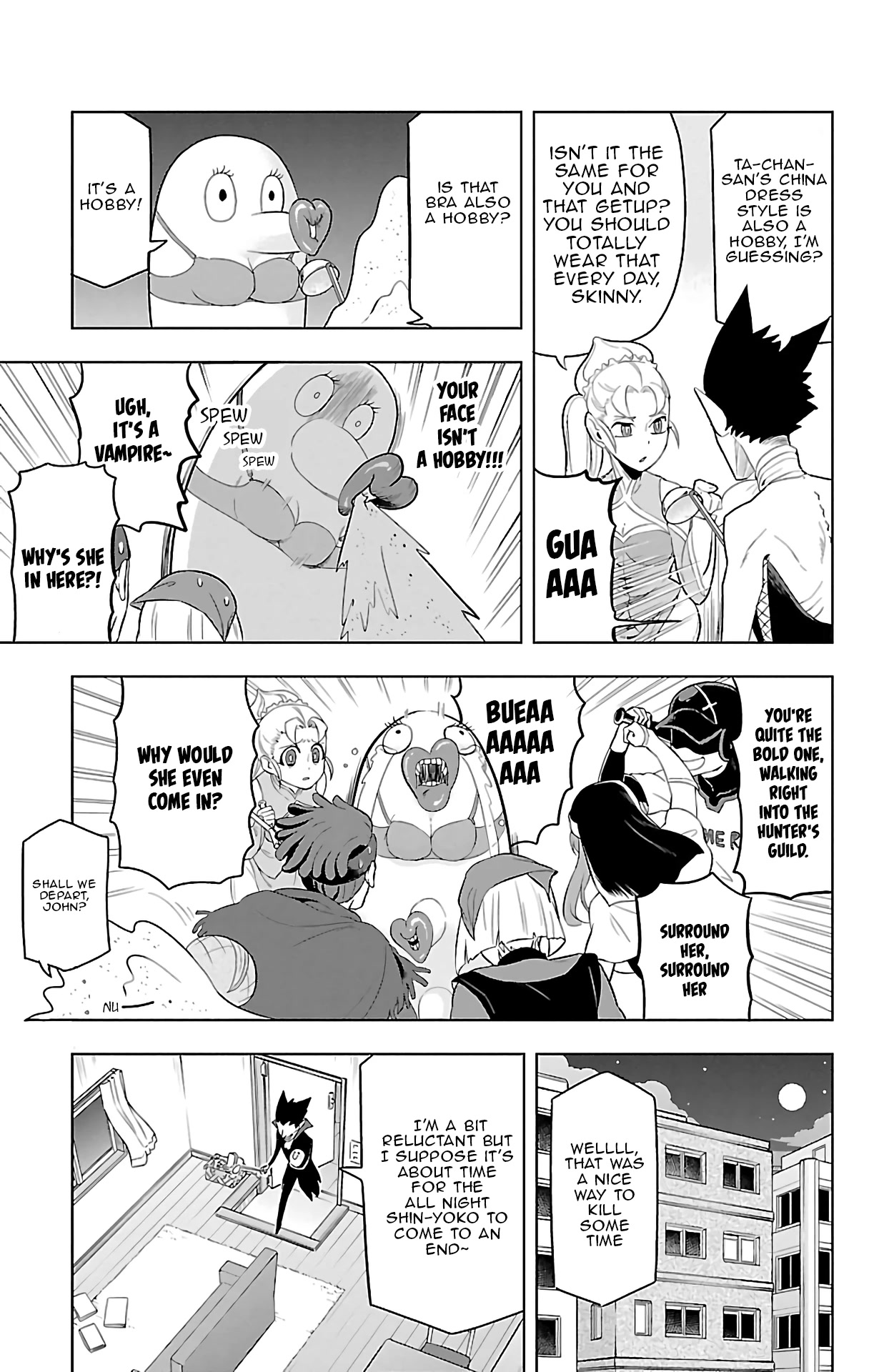 Kyuuketsuki Sugu Shinu Chapter 64 page 7 - Chapter 64: Draluc's All Night Shin-Yoko