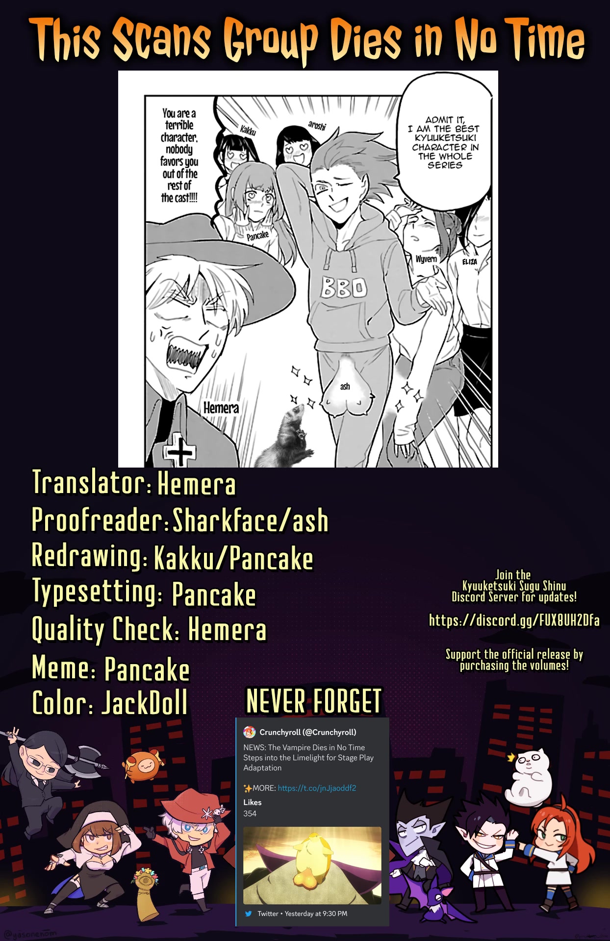 Kyuuketsuki Sugu Shinu Chapter 66 page 14 - Chapter 66: Heisei Era - Annoying Vampire Battle In Shin-Yoko