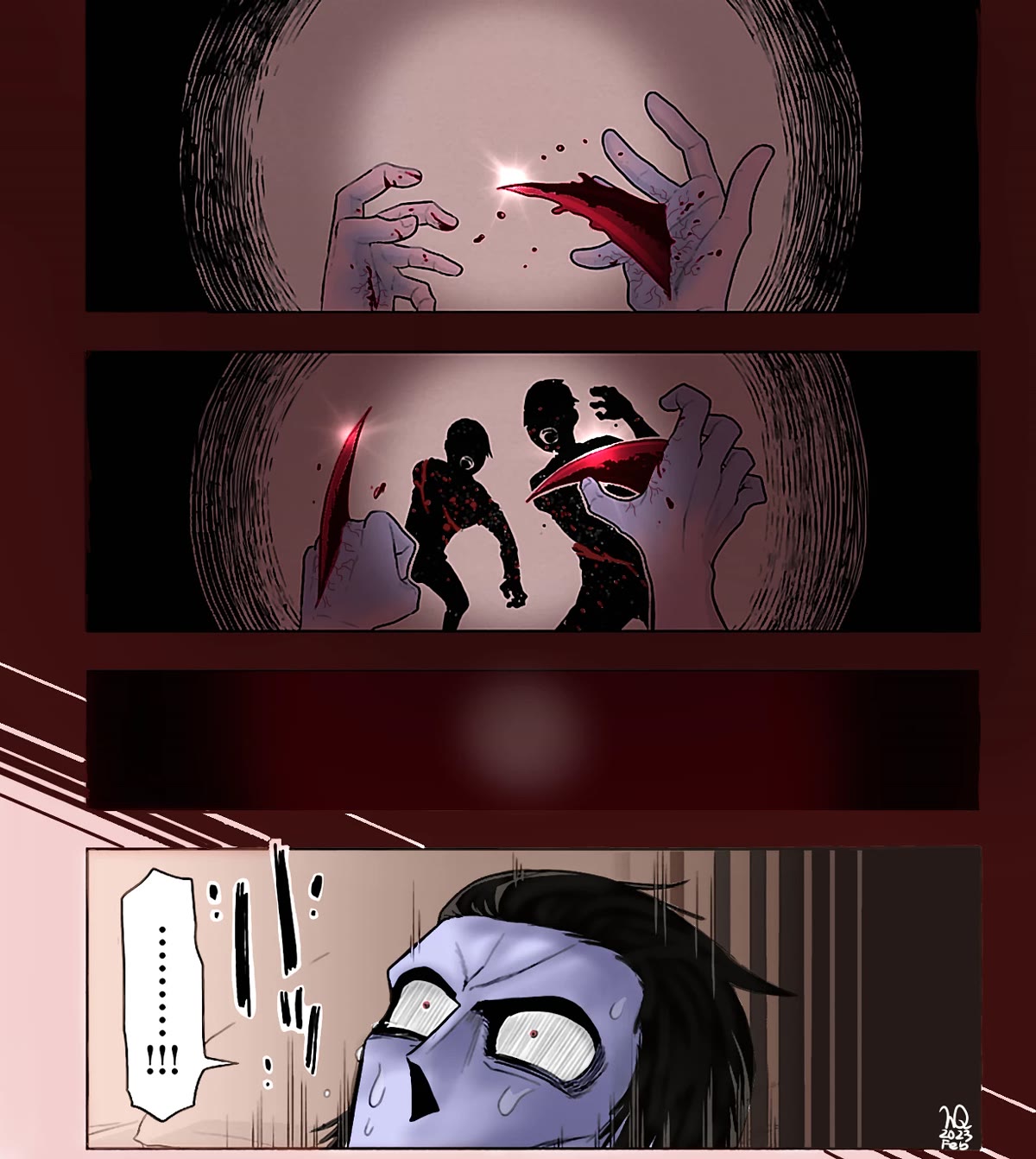Kyuuketsuki Sugu Shinu Chapter 67 page 13 - Chapter 67: The Great Escape From VRC [Vampire Research Center]