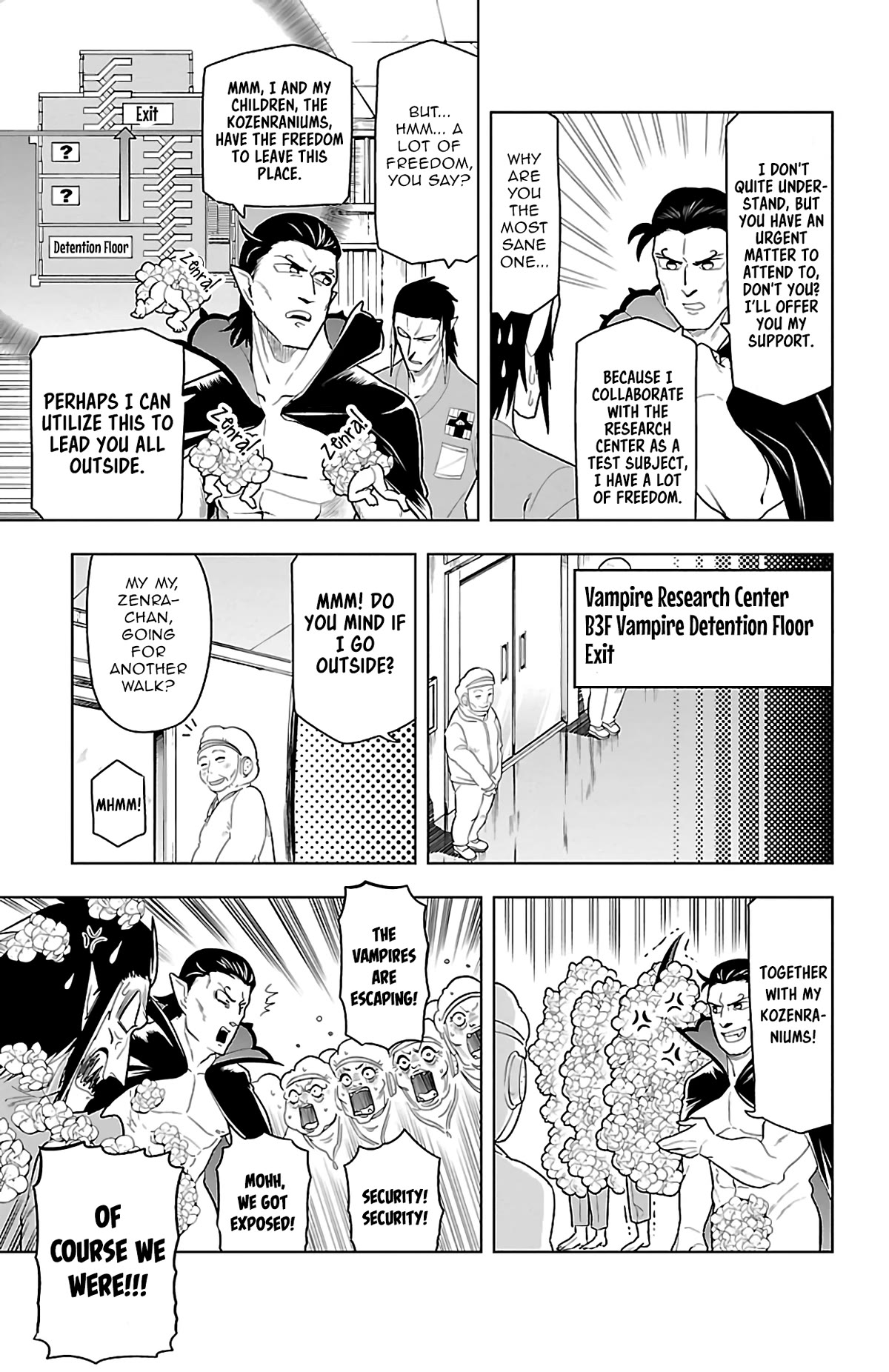Kyuuketsuki Sugu Shinu Chapter 67 page 5 - Chapter 67: The Great Escape From VRC [Vampire Research Center]