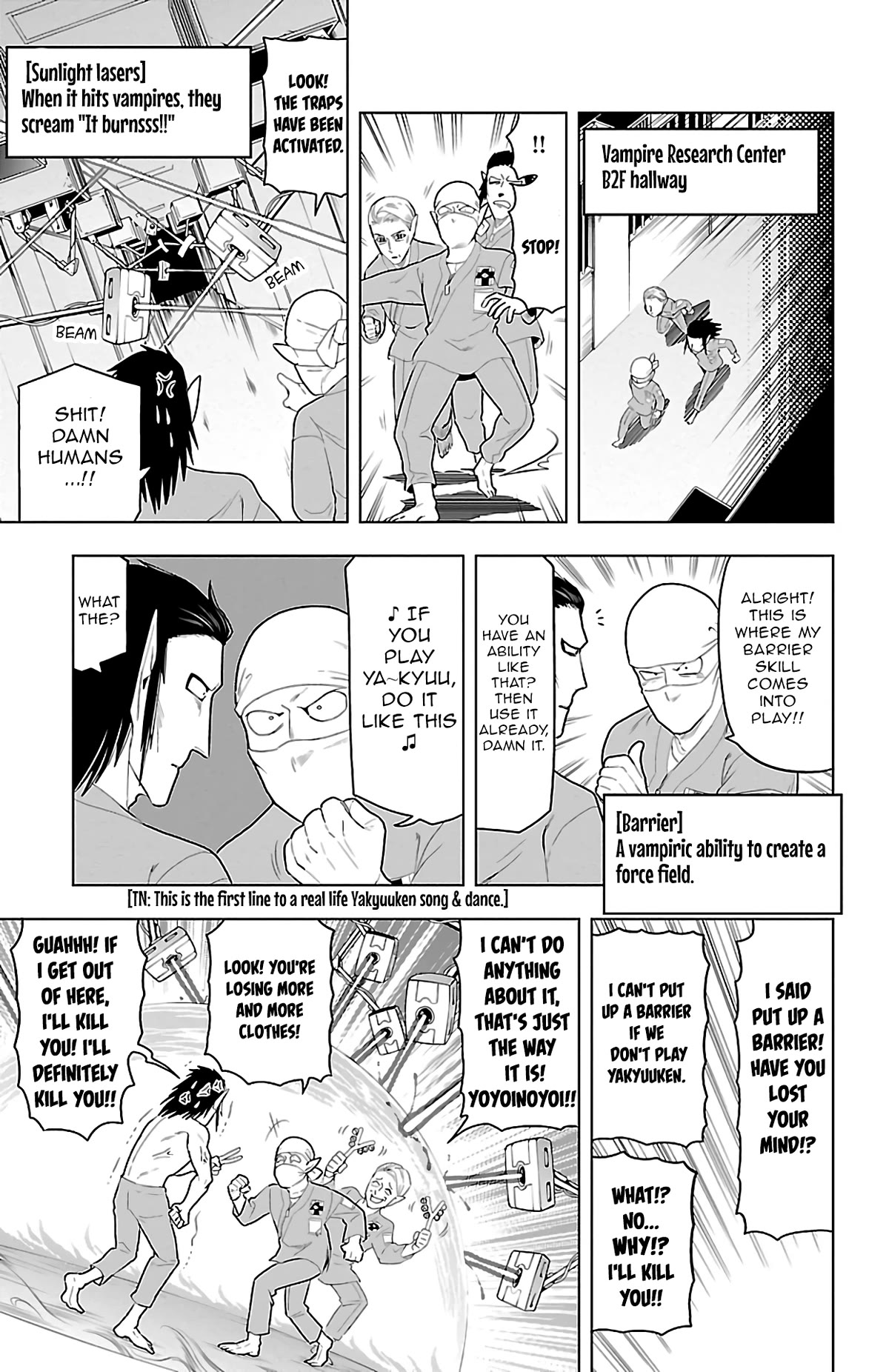 Kyuuketsuki Sugu Shinu Chapter 67 page 7 - Chapter 67: The Great Escape From VRC [Vampire Research Center]