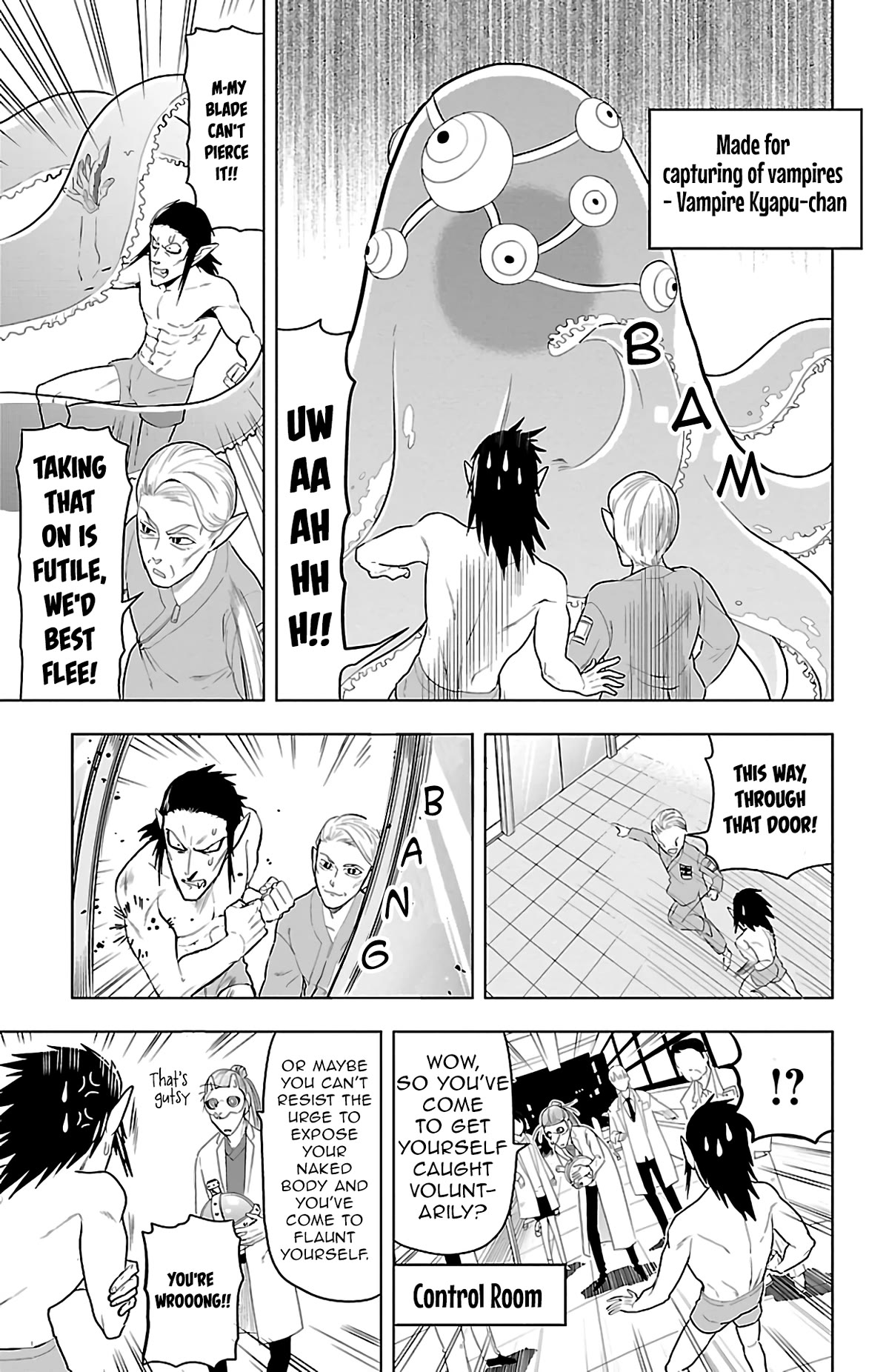 Kyuuketsuki Sugu Shinu Chapter 67 page 9 - Chapter 67: The Great Escape From VRC [Vampire Research Center]