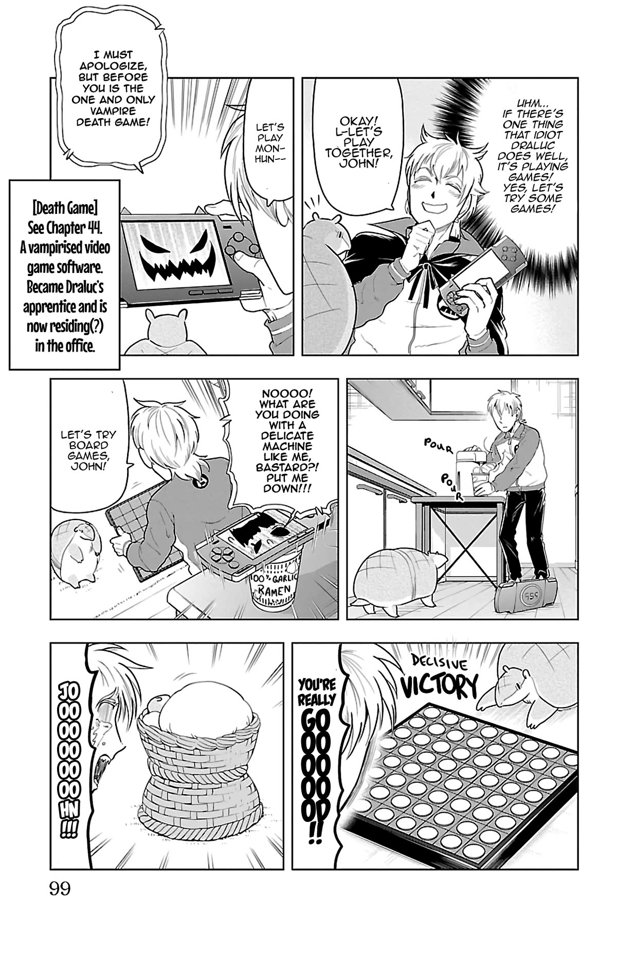 Kyuuketsuki Sugu Shinu Chapter 68 page 5 - Chapter 68: Pay Attention To Me, John! Nunnun!