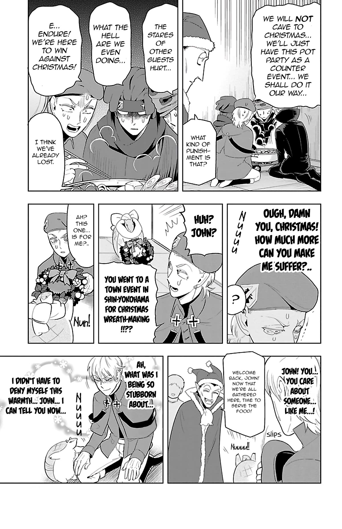 Kyuuketsuki Sugu Shinu Chapter 70 page 11 - Chapter 70: What Christ-mas Eve? I’ll have a bowl of miso and go to bed