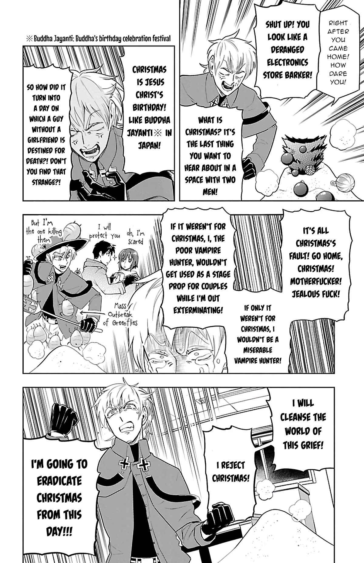 Kyuuketsuki Sugu Shinu Chapter 70 page 2 - Chapter 70: What Christ-mas Eve? I’ll have a bowl of miso and go to bed