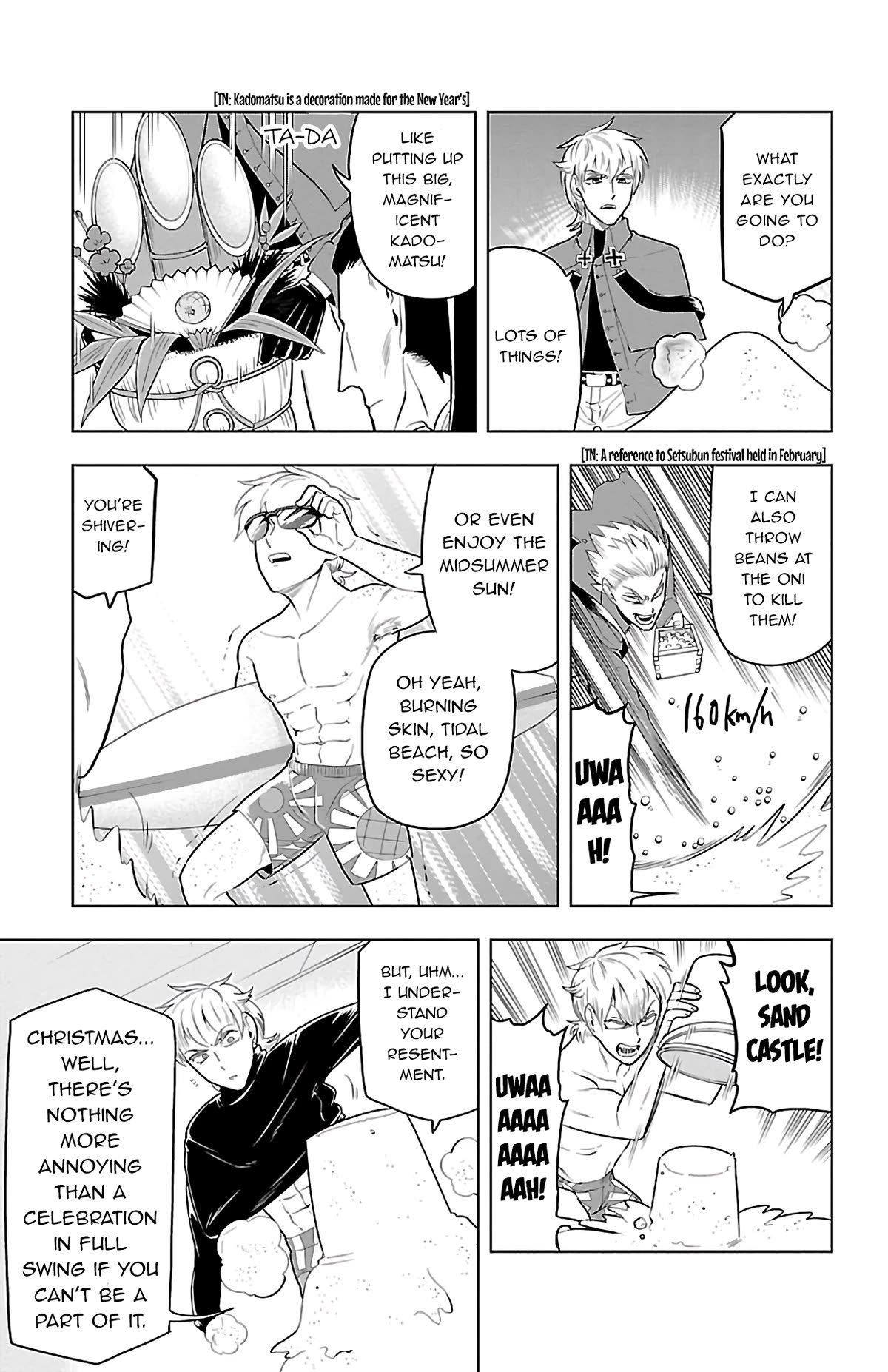 Kyuuketsuki Sugu Shinu Chapter 70 page 3 - Chapter 70: What Christ-mas Eve? I’ll have a bowl of miso and go to bed
