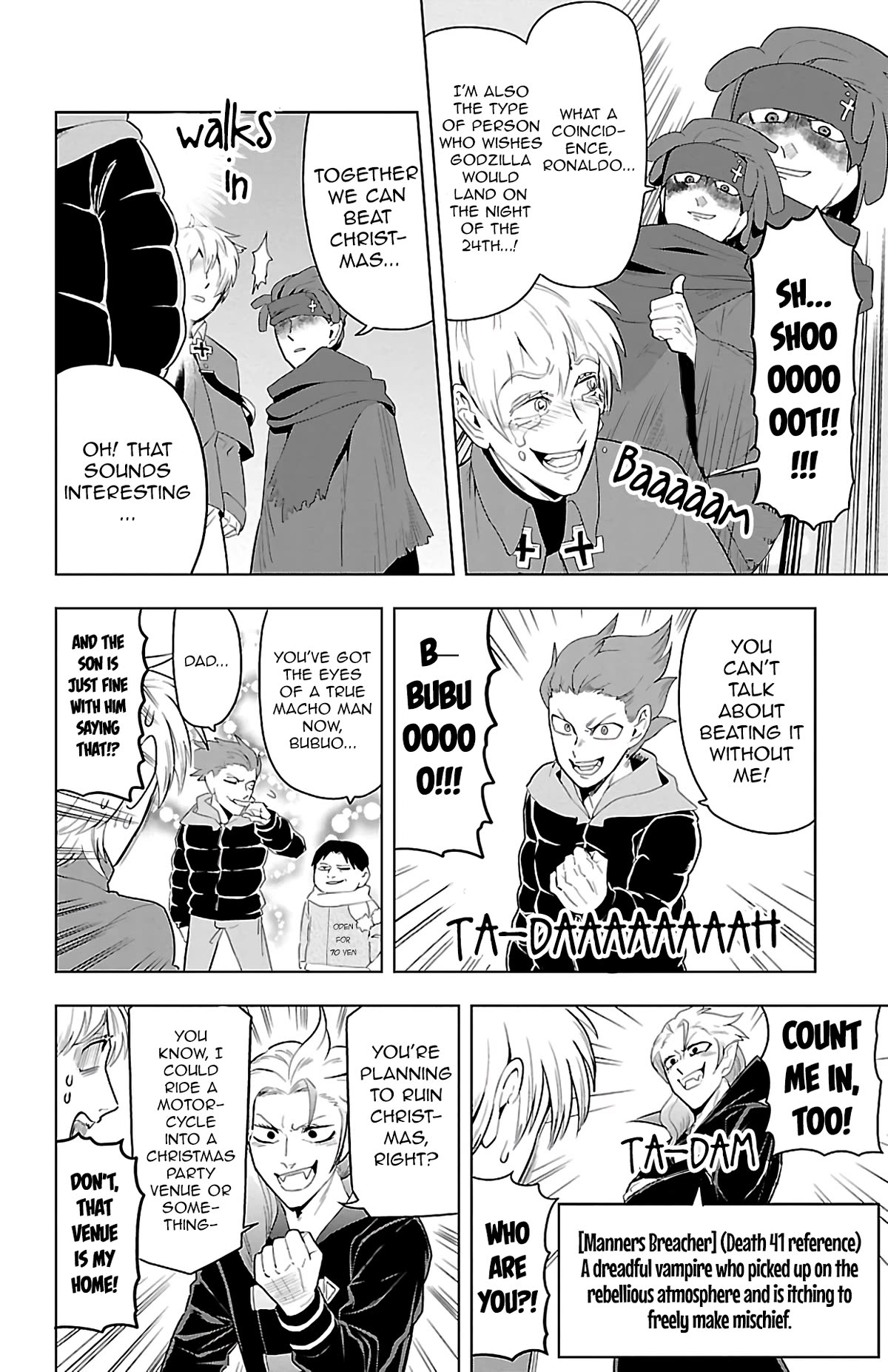 Kyuuketsuki Sugu Shinu Chapter 70 page 8 - Chapter 70: What Christ-mas Eve? I’ll have a bowl of miso and go to bed