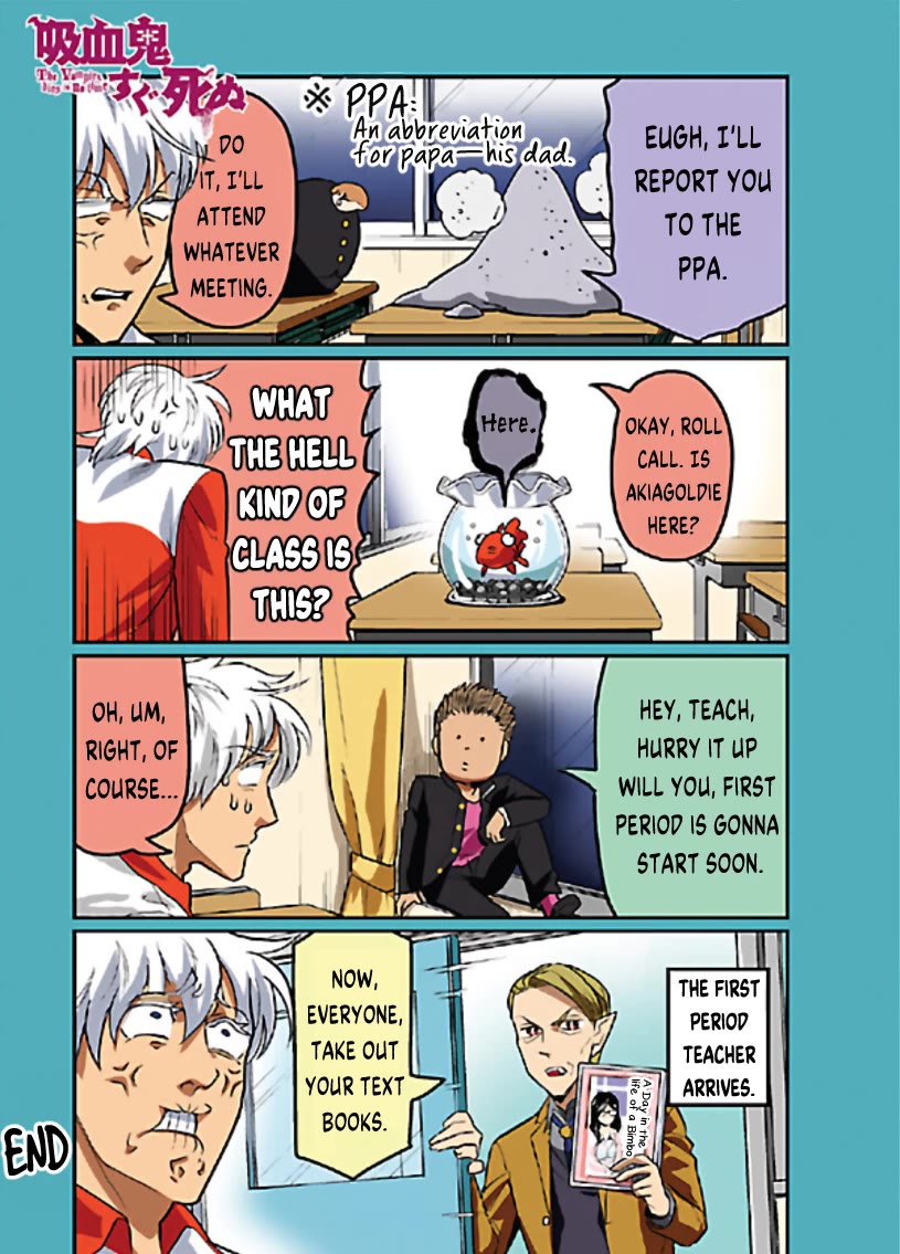 Kyuuketsuki Sugu Shinu Chapter 72.6 page 3 - Chapter 72.6: Bonus: Toranoana Leaflet (Volume 6)