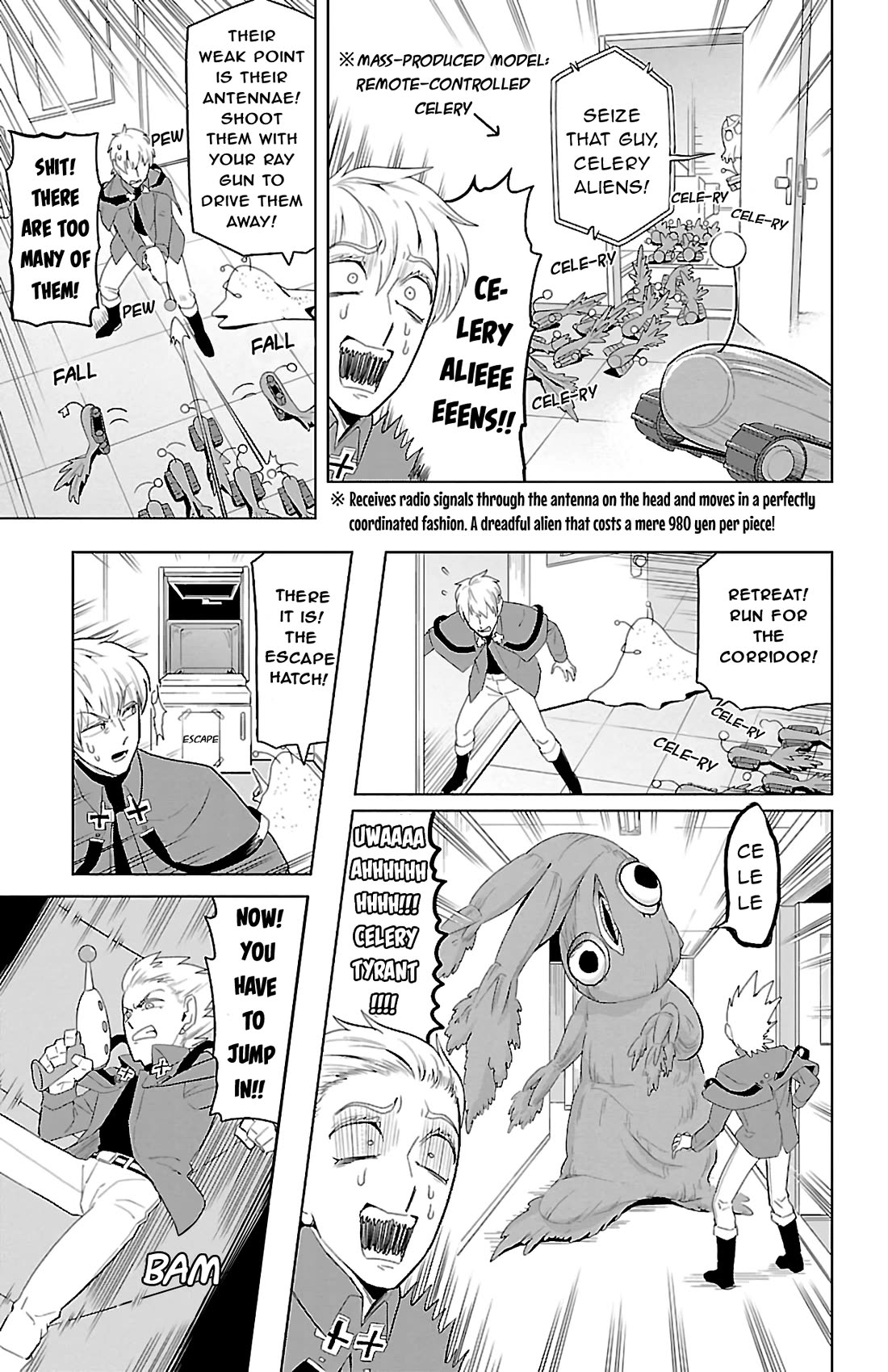 Kyuuketsuki Sugu Shinu Chapter 72 page 9 - Chapter 72: Celery Champion: The Style of X