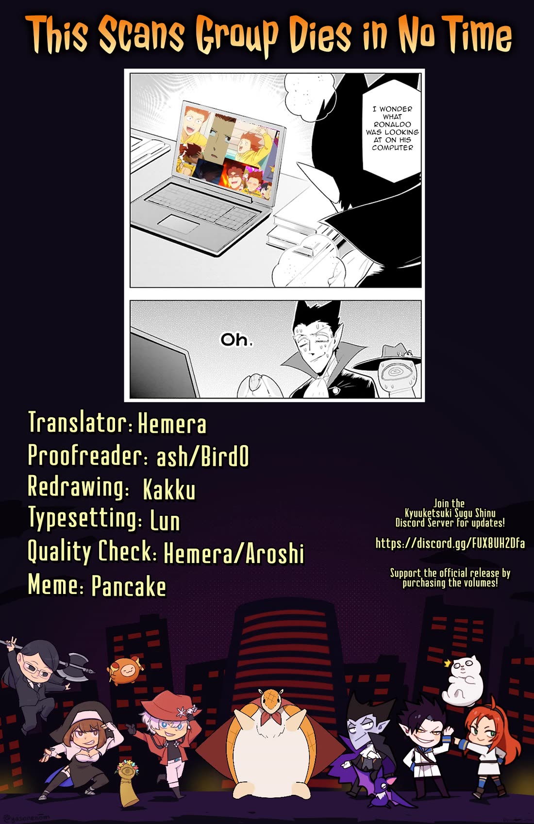 Kyuuketsuki Sugu Shinu Chapter 73 page 14 - Chapter 73: Hunter Ronaldo and the Nice-and-Soft Dragon