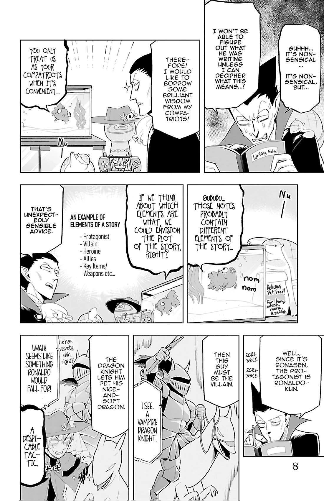 Kyuuketsuki Sugu Shinu Chapter 73 page 7 - Chapter 73: Hunter Ronaldo and the Nice-and-Soft Dragon