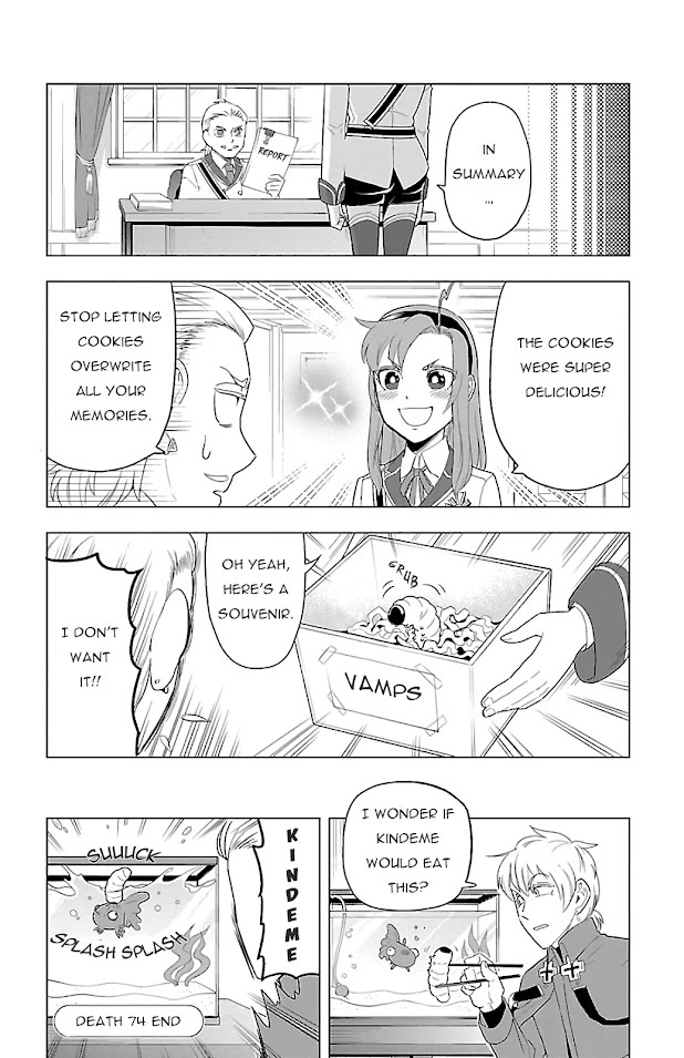 Kyuuketsuki Sugu Shinu Chapter 74 page 12 - Chapter 74: Exciting Draluc Observation Diary