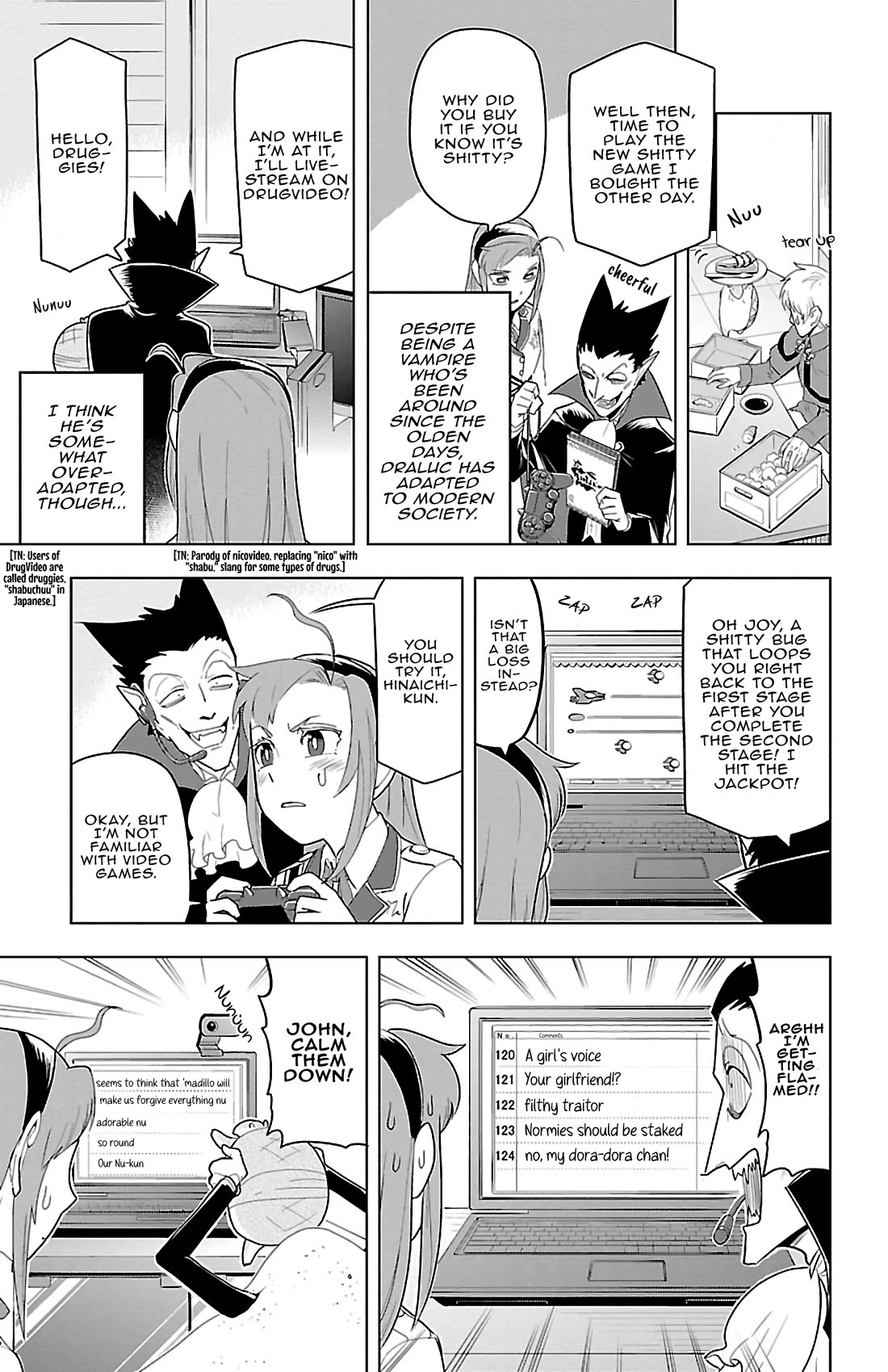Kyuuketsuki Sugu Shinu Chapter 74 page 5 - Chapter 74: Exciting Draluc Observation Diary