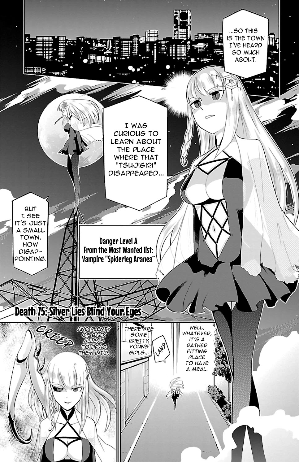 Kyuuketsuki Sugu Shinu Chapter 75 page 1 - Chapter 75: Silver Lies Blind Your Eyes