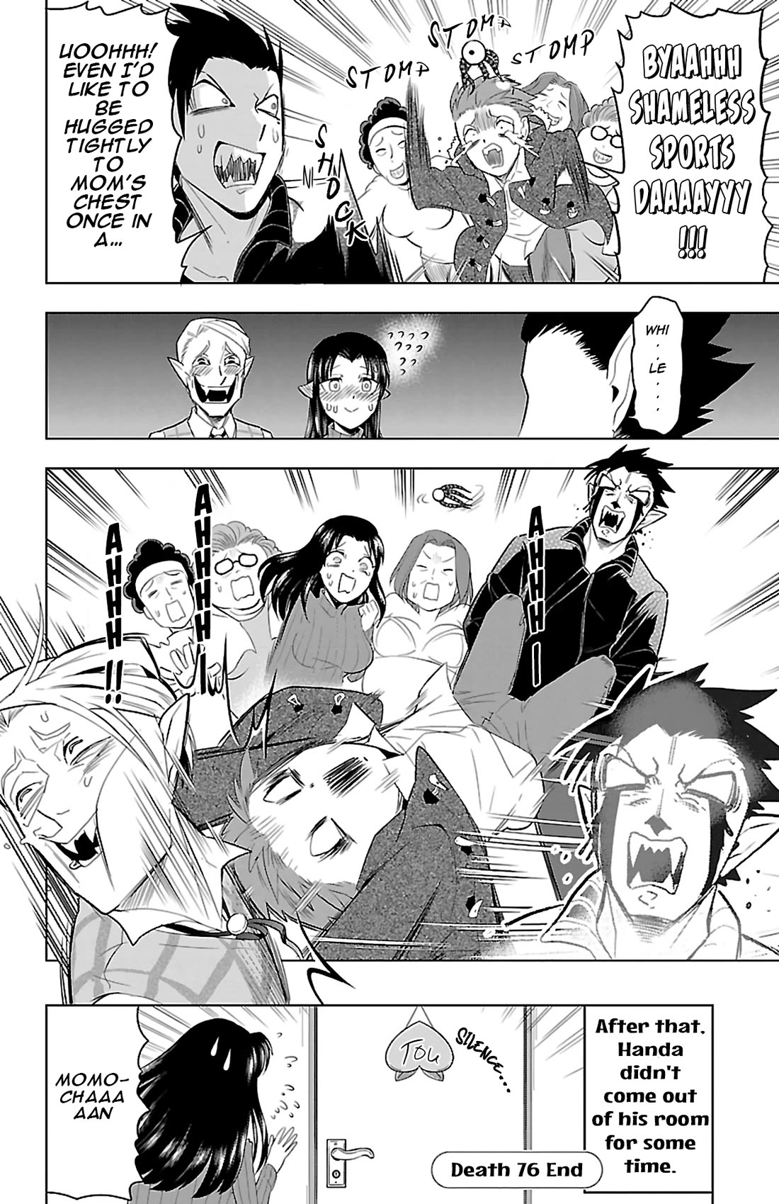 Kyuuketsuki Sugu Shinu Chapter 76 page 12 - Chapter 76: Handandadandandandadaan