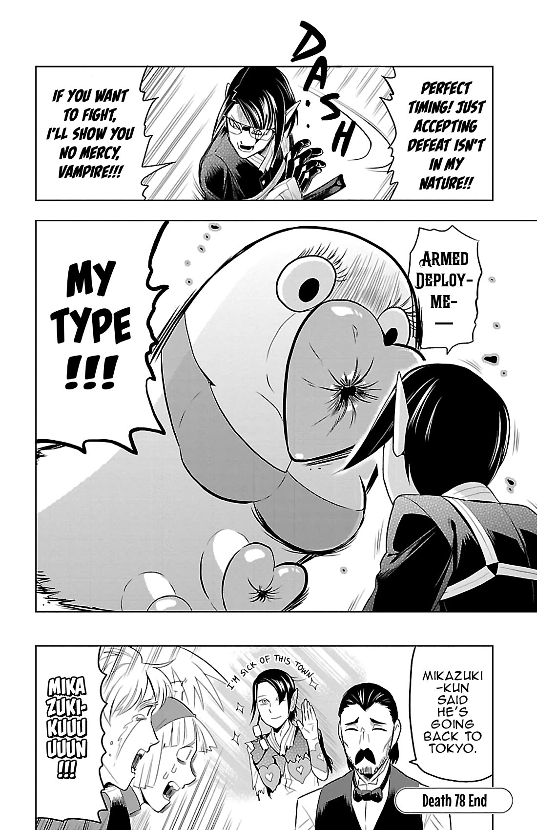 Kyuuketsuki Sugu Shinu Chapter 78 page 12 - Chapter 78: From Tokyo To Neo Bayside