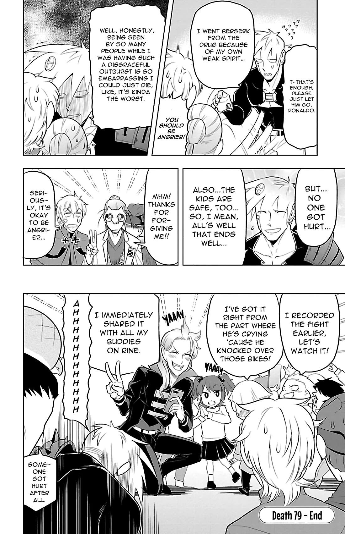 Kyuuketsuki Sugu Shinu Chapter 79 page 12 - Chapter 79: Nice Guy Under Siege