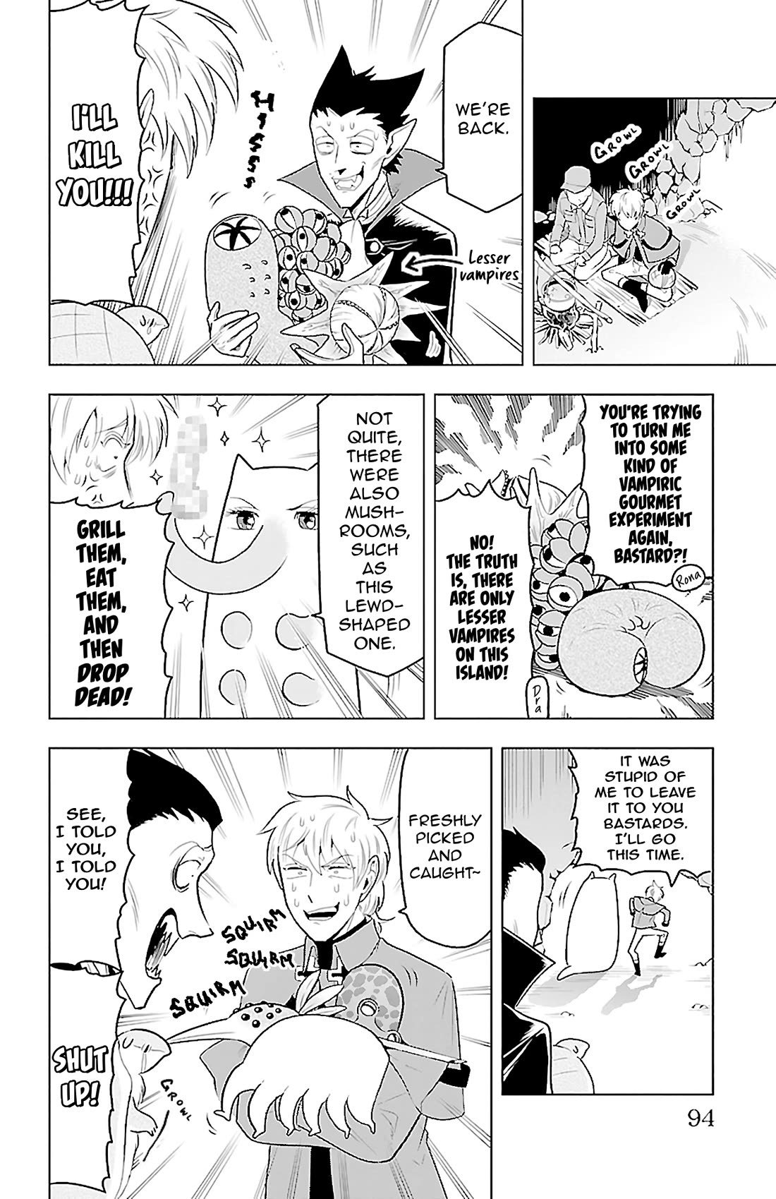 Kyuuketsuki Sugu Shinu Chapter 80 page 4 - Chapter 80: Survival Demons ～ Desert Island Idiots ～