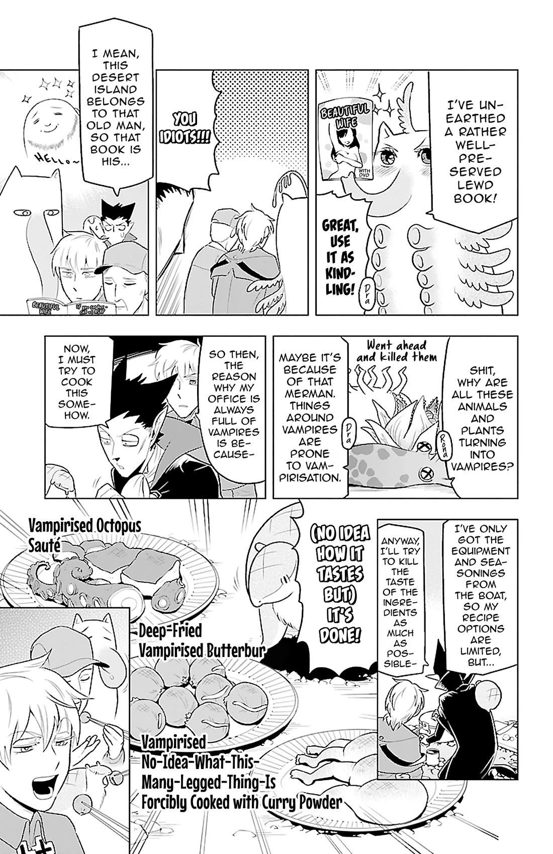Kyuuketsuki Sugu Shinu Chapter 80 page 5 - Chapter 80: Survival Demons ～ Desert Island Idiots ～