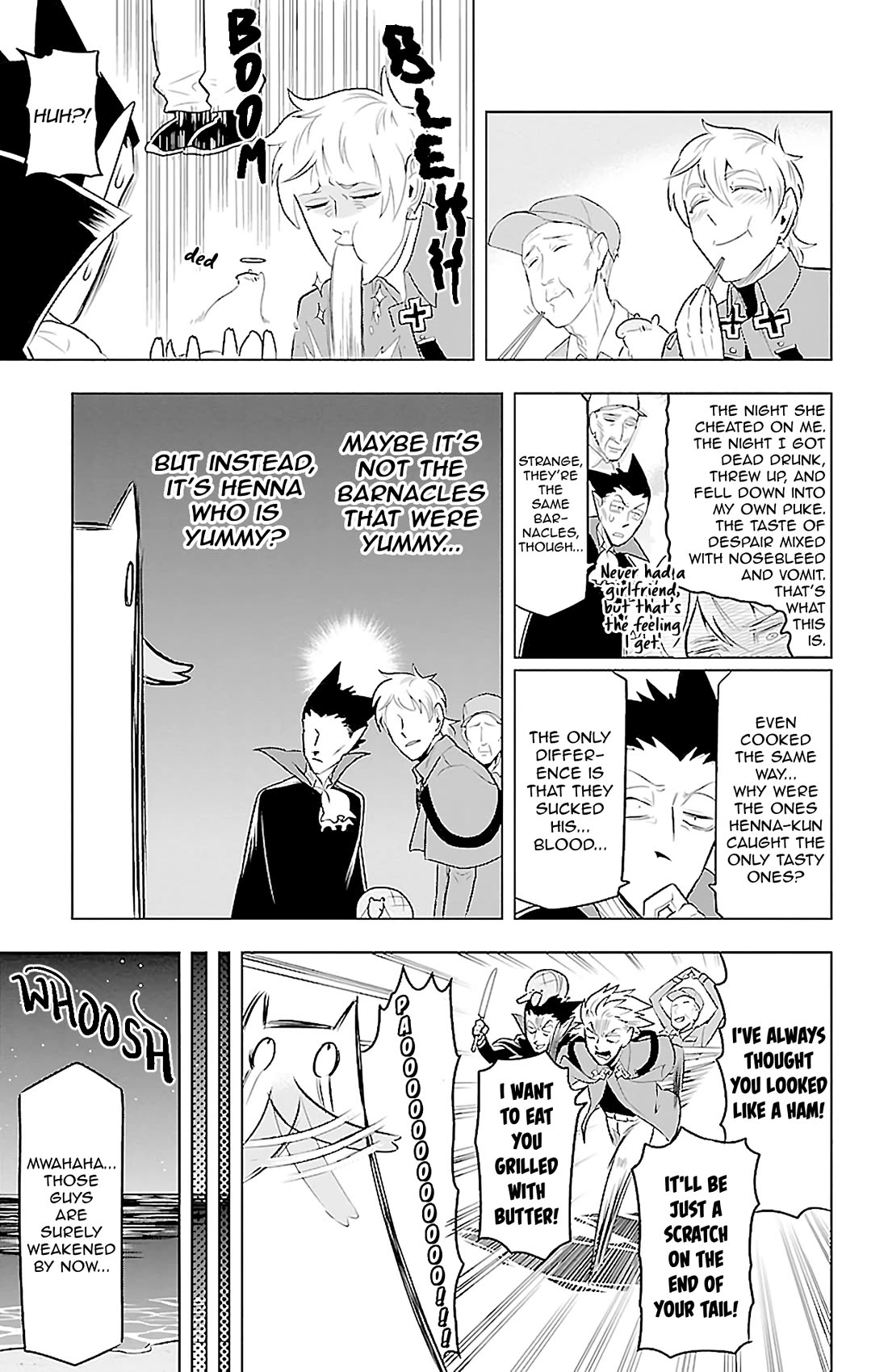 Kyuuketsuki Sugu Shinu Chapter 80 page 9 - Chapter 80: Survival Demons ～ Desert Island Idiots ～