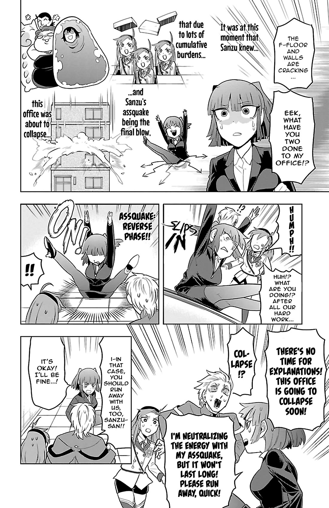 Kyuuketsuki Sugu Shinu Chapter 84 page 10 - Chapter 84: Sanzu-chan @ Can't Get Her Butt Out