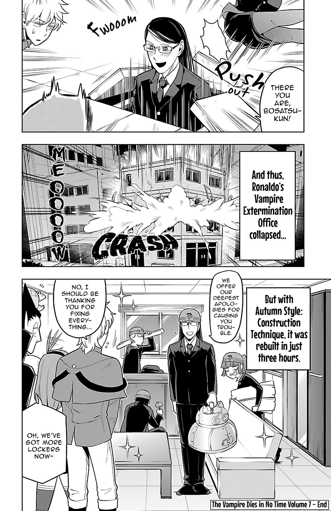 Kyuuketsuki Sugu Shinu Chapter 84 page 12 - Chapter 84: Sanzu-chan @ Can't Get Her Butt Out