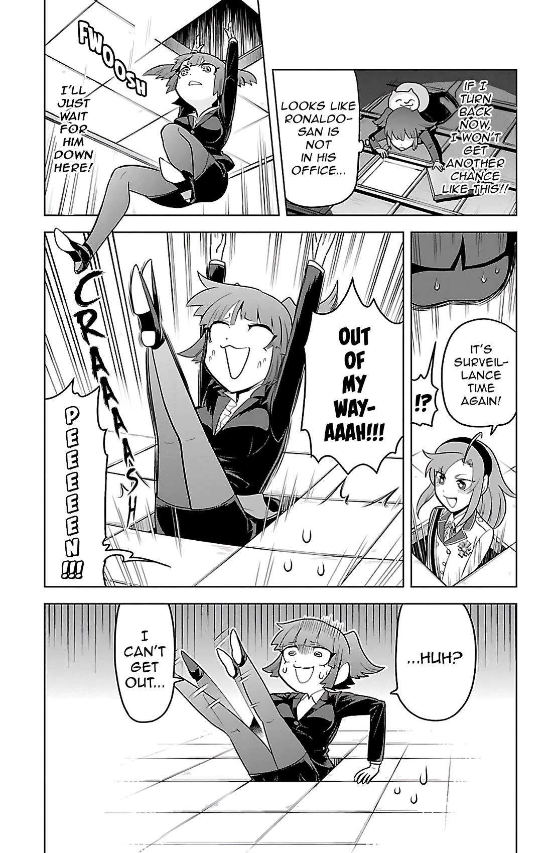 Kyuuketsuki Sugu Shinu Chapter 84 page 3 - Chapter 84: Sanzu-chan @ Can't Get Her Butt Out